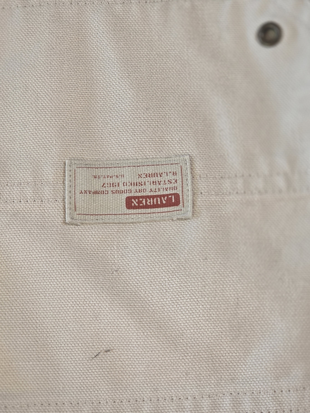 Lauren Ralph Lauren Light Cream Utility Bermuda Shorts - Picture 8 of 13